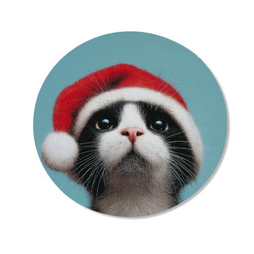 Warm Christmas hat - Magnet by DejaReve