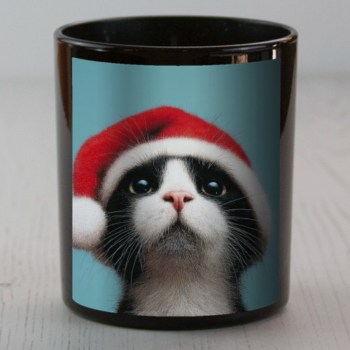 Warm Christmas hat - scented candle by DejaReve