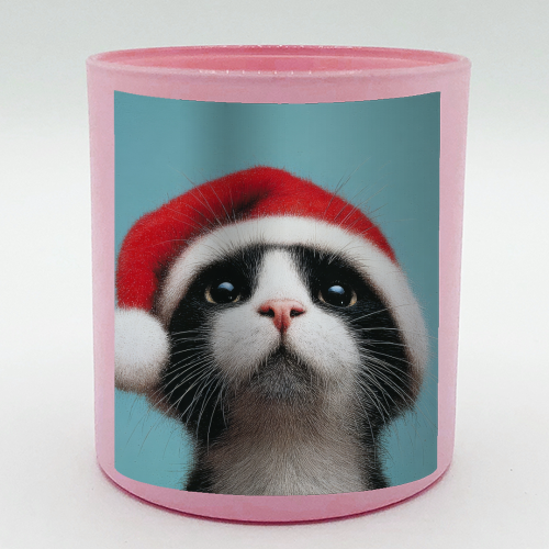 Warm Christmas hat - scented candle by DejaReve