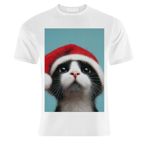 Warm Christmas hat - unique t shirt by DejaReve