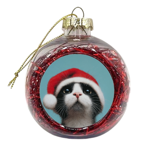 Warm Christmas hat - xmas bauble by DejaReve