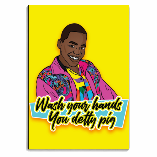 Wash Your Hands - personalised A4, A5, A6 notebook by Bite Your Granny