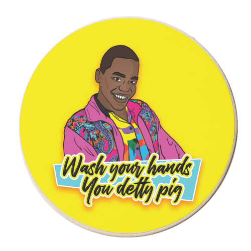 Wash Your Hands - personalised beer coaster by Bite Your Granny