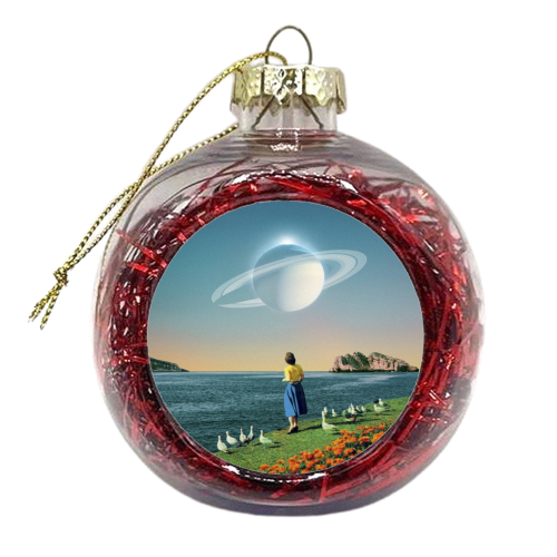 Watching Planets - xmas bauble by taudalpoi