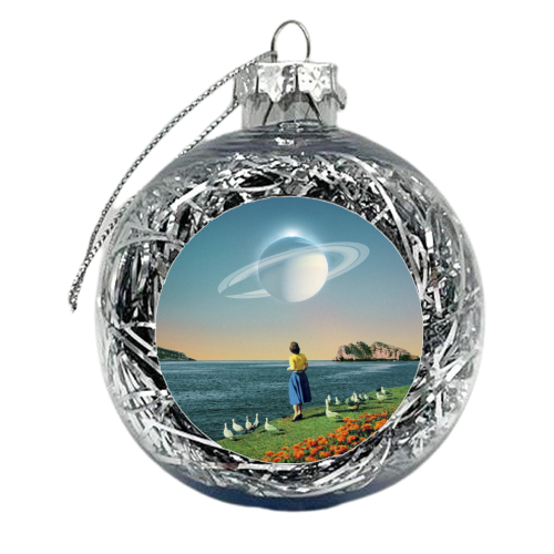 Watching Planets - xmas bauble by taudalpoi