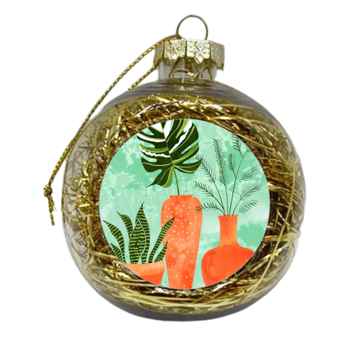 Water My Plants - xmas bauble by Uma Prabhakar Gokhale