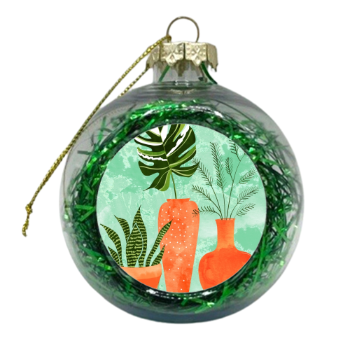 Water My Plants - xmas bauble by Uma Prabhakar Gokhale