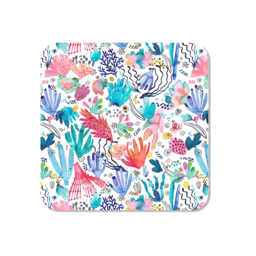 Watercolor Coral Reef - Magnet by Ninola Design