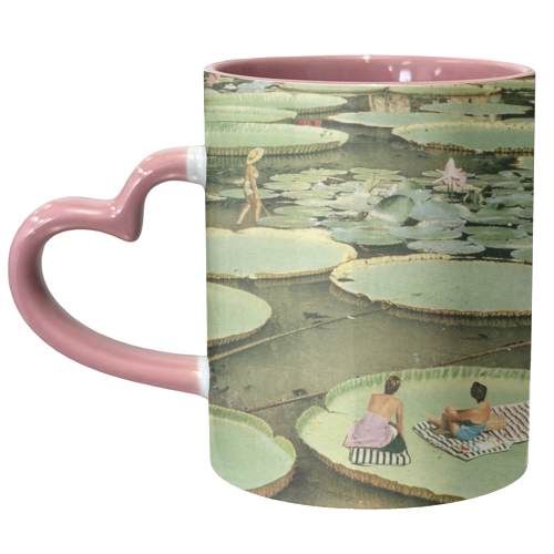 Waterlilies - unique mug by Maya Land