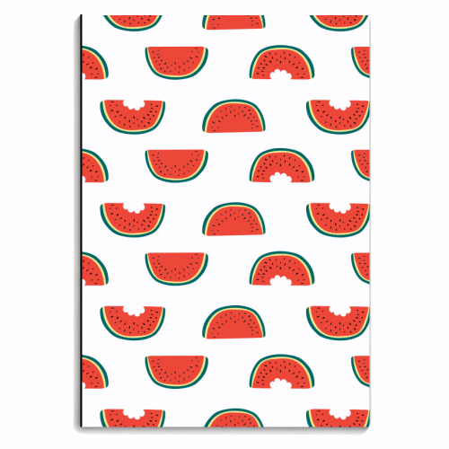 watermelon pattern - personalised A4, A5, A6 notebook by Anastasios Konstantinidis