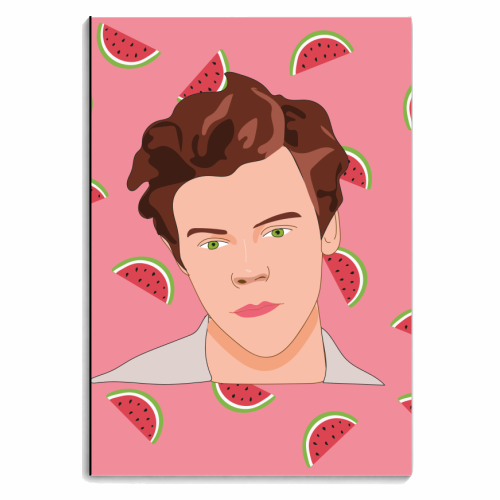 Watermelon Sugar Harry - personalised A4, A5, A6 notebook by Laura Lonsdale