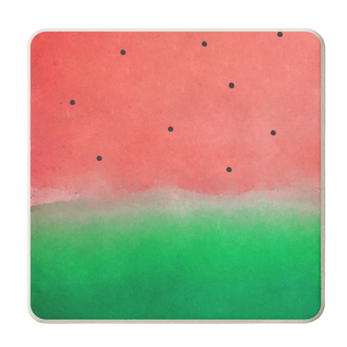 Watermelon Washout - personalised beer coaster by Uma Prabhakar Gokhale