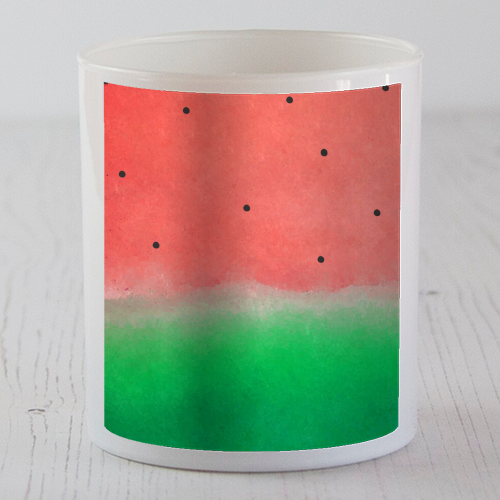 Watermelon Washout - scented candle by Uma Prabhakar Gokhale