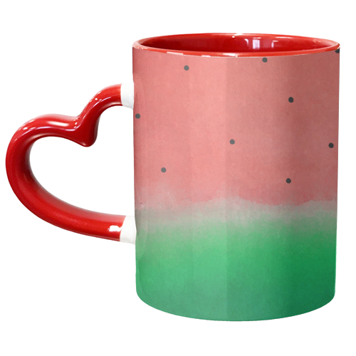 Watermelon Washout - unique mug by Uma Prabhakar Gokhale
