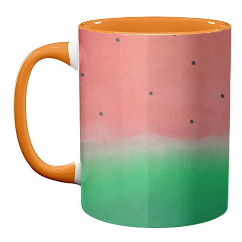 Watermelon Washout - unique mug by Uma Prabhakar Gokhale