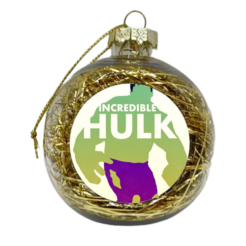 Hulk - xmas bauble by Danny Welch
