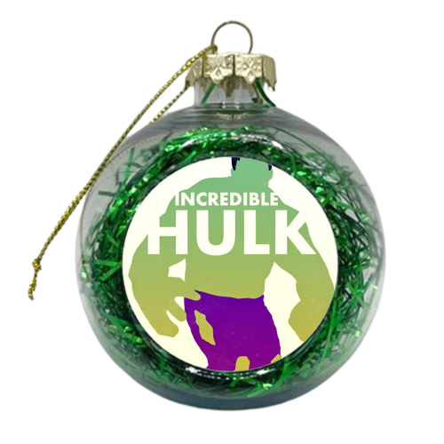 Hulk - xmas bauble by Danny Welch