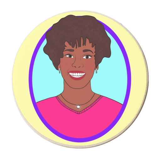 We Love Whitney - personalised beer coaster by Eloise