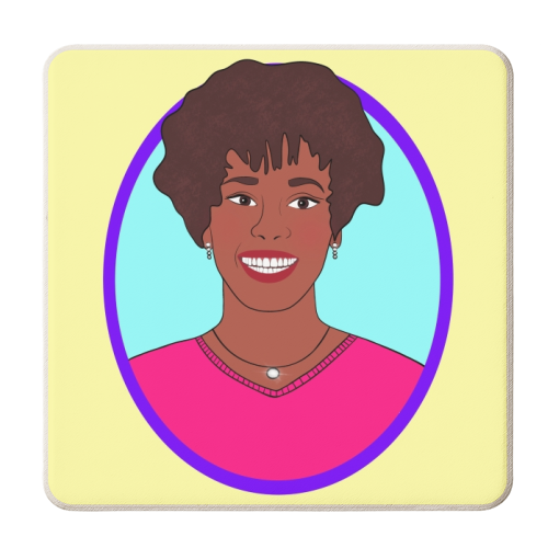 We Love Whitney - personalised beer coaster by Eloise