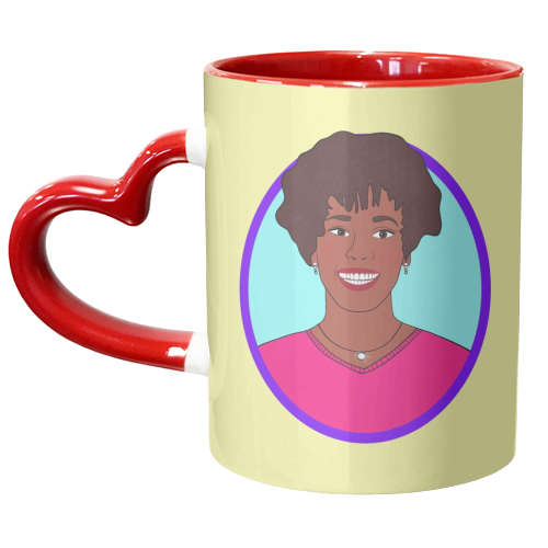 We Love Whitney - unique mug by Eloise