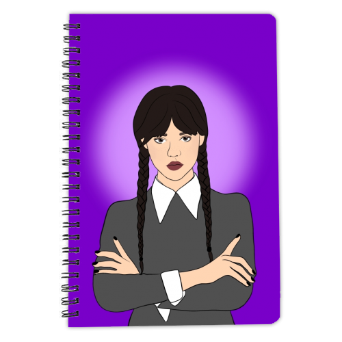 Wednesday Addams - personalised A4, A5, A6 notebook by Eloise