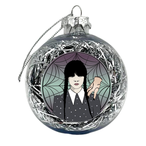 Wednesday Addams - xmas bauble by Bite Your Granny