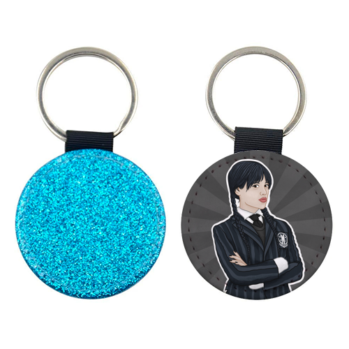 Wednesday Addams - keyring by Loren Grosvenor