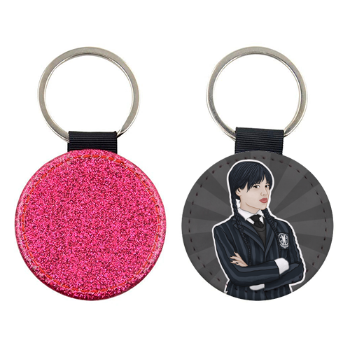 Wednesday Addams - keyring by Loren Grosvenor