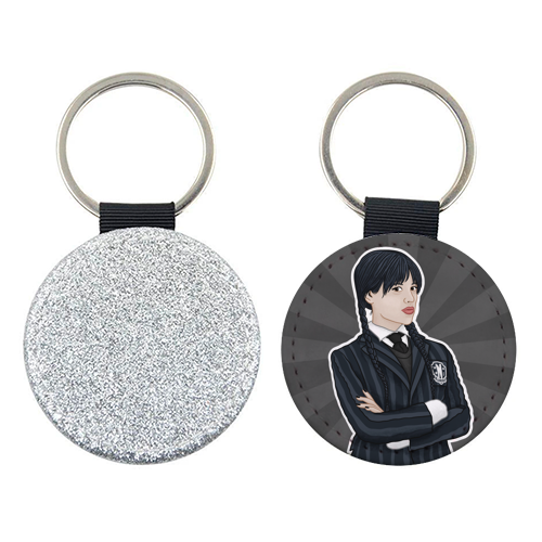 Wednesday Addams - keyring by Loren Grosvenor