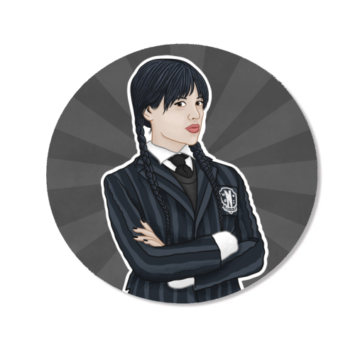 Wednesday Addams - Magnet by Loren Grosvenor