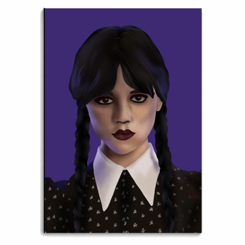 Wednesday Addams - personalised A4, A5, A6 notebook by Rock and Rose Creative