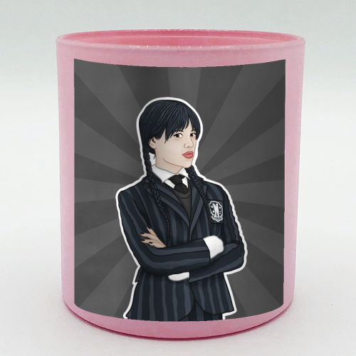 Wednesday Addams - scented candle by Loren Grosvenor