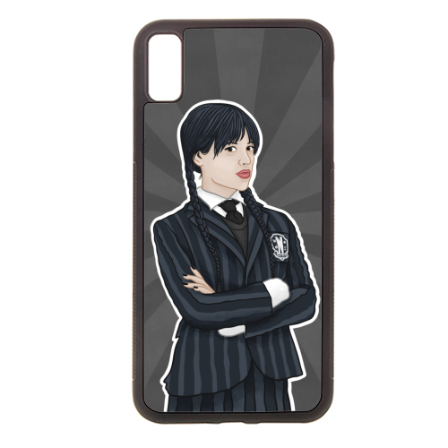 Wednesday Addams - stylish phone case by Loren Grosvenor