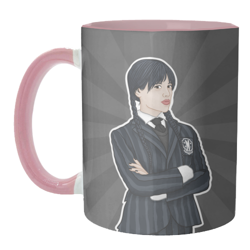 Wednesday Addams - unique mug by Loren Grosvenor