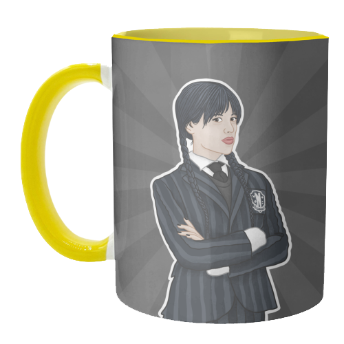 Wednesday Addams - unique mug by Loren Grosvenor