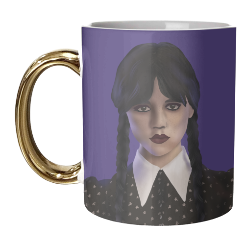 Wednesday Addams - unique mug by Rock and Rose Creative