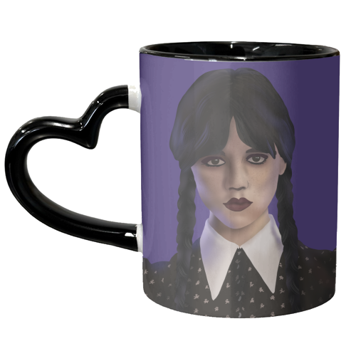 Wednesday Addams - unique mug by Rock and Rose Creative