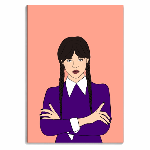 Wednesdays Child Is Full of Woe - personalised A4, A5, A6 notebook by Eloise