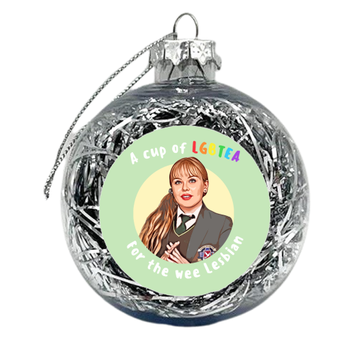 Wee Lesbian - xmas bauble by DOLLY WOLFE