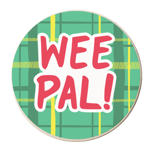 Wee Pal - personalised beer coaster by The Boy and the Bear