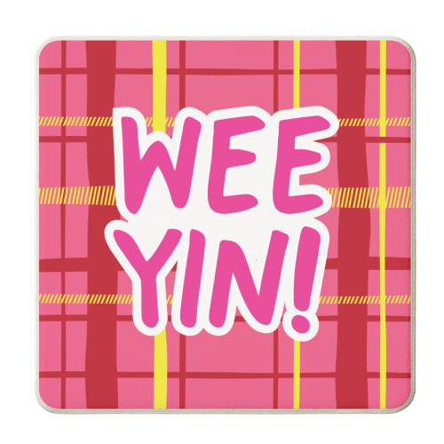 Wee Yin! - personalised beer coaster by The Boy and the Bear