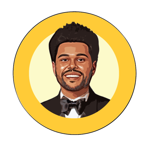 Weekend Vibes - Circle Sticker by DOLLY WOLFE