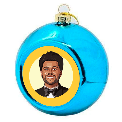 Weekend Vibes - colourful christmas bauble by DOLLY WOLFE