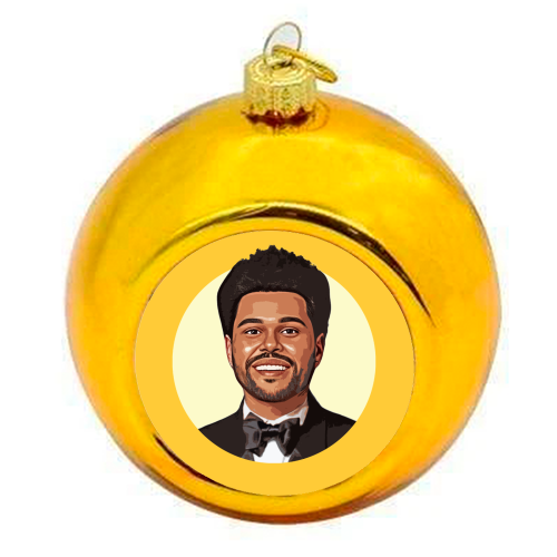 Weekend Vibes - colourful christmas bauble by DOLLY WOLFE