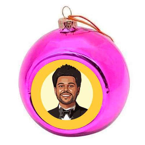 Weekend Vibes - colourful christmas bauble by DOLLY WOLFE