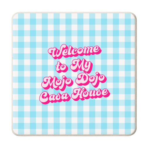 Welcome To My Mojo Dojo - personalised beer coaster by Kind of Simple Designs
