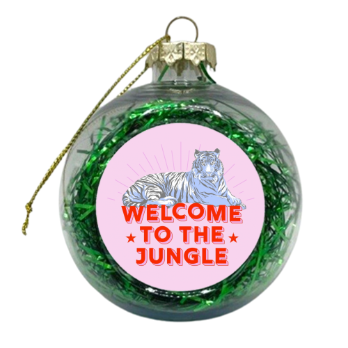 WELCOME TO THE JUNGLE - xmas bauble by Ania Wieclaw