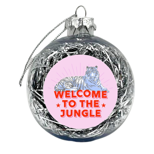 WELCOME TO THE JUNGLE - xmas bauble by Ania Wieclaw