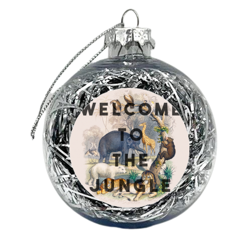 Welcome To The Jungle - xmas bauble by The 13 Prints