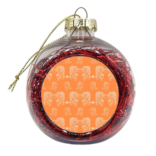Welcome To The Jungle - xmas bauble by Wallace Elizabeth